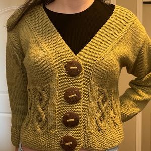 Anthopologie Pure HANDKNIT cardigan